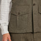 Storm Collar Gilet - Deveron Tweed