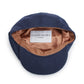 Bakerboy Cap - Cashmere Navy Herringbone