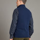 Reversible Cashmere Gilet - Navy & Moss