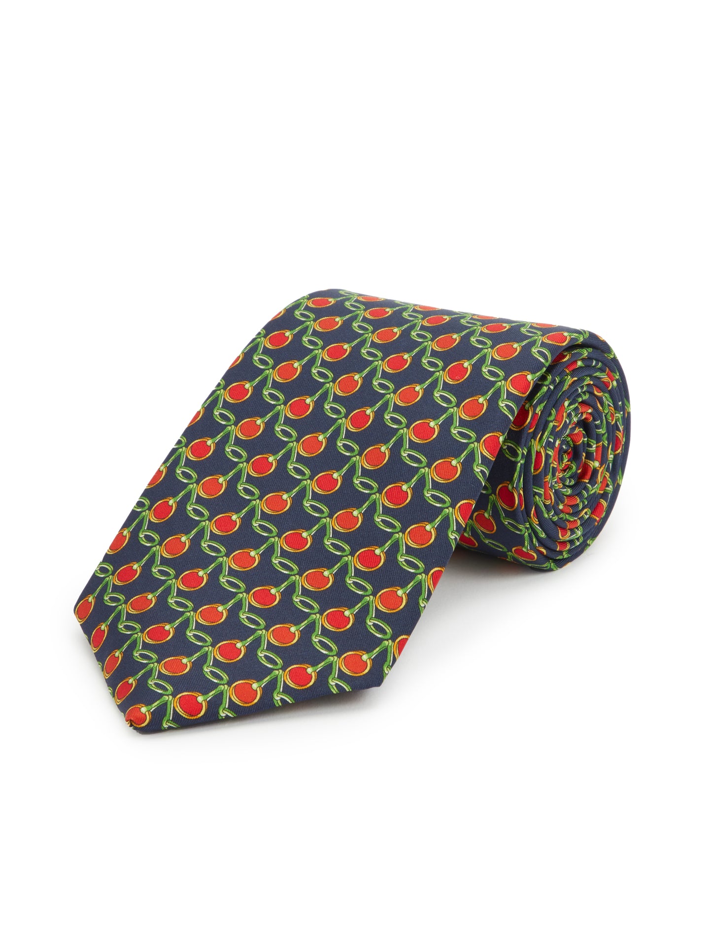 Stirrup Design Tie - Navy/Red