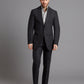 Unstructured Jacket - Charcoal Wool