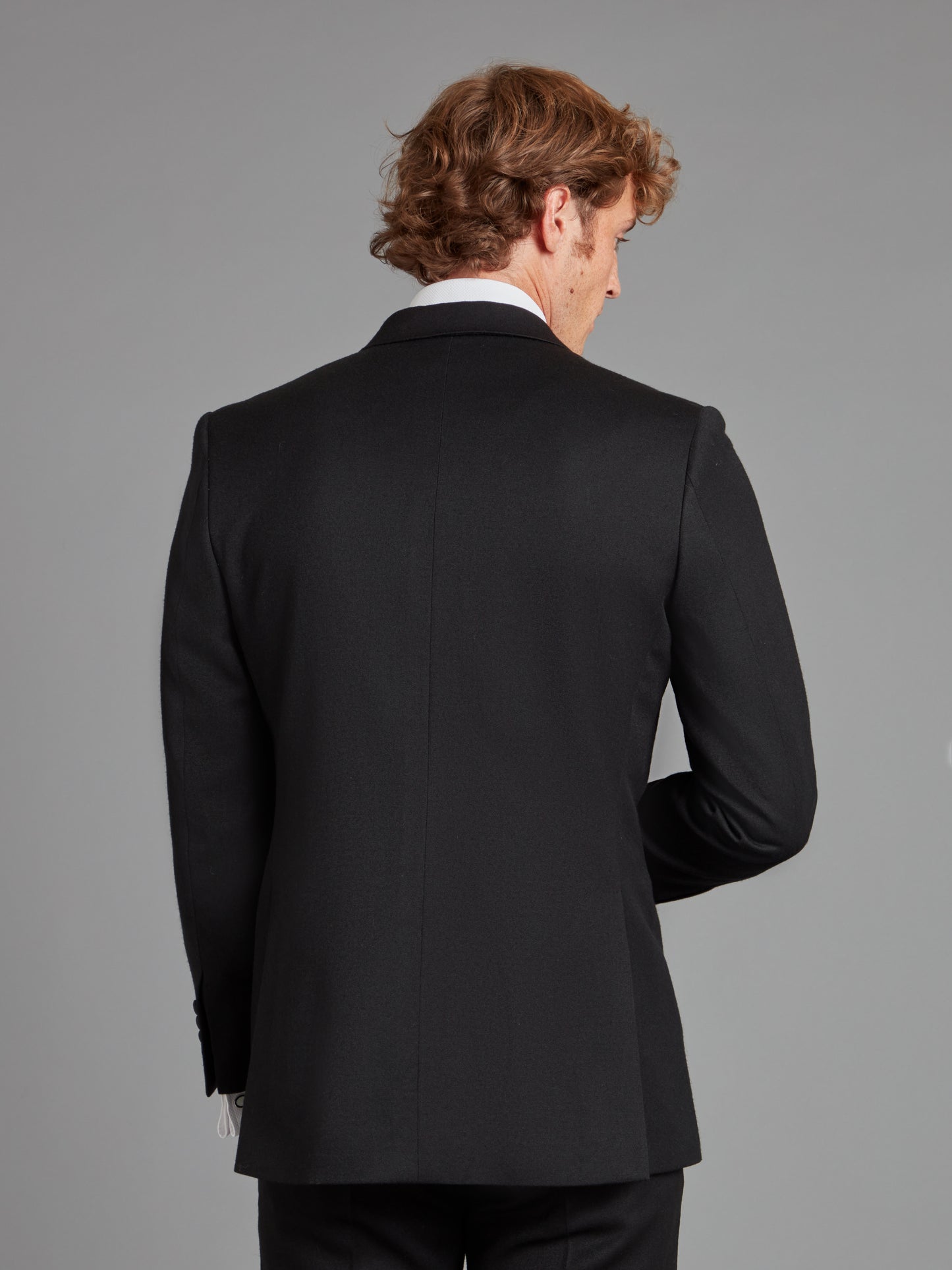 Beaufort Dinner Jacket - Black Barathea