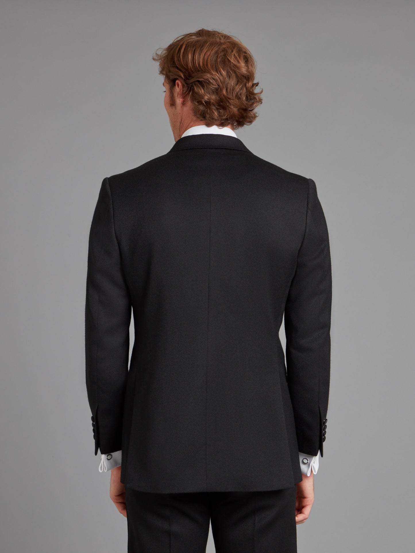 Beaufort Dinner Jacket - Black Barathea