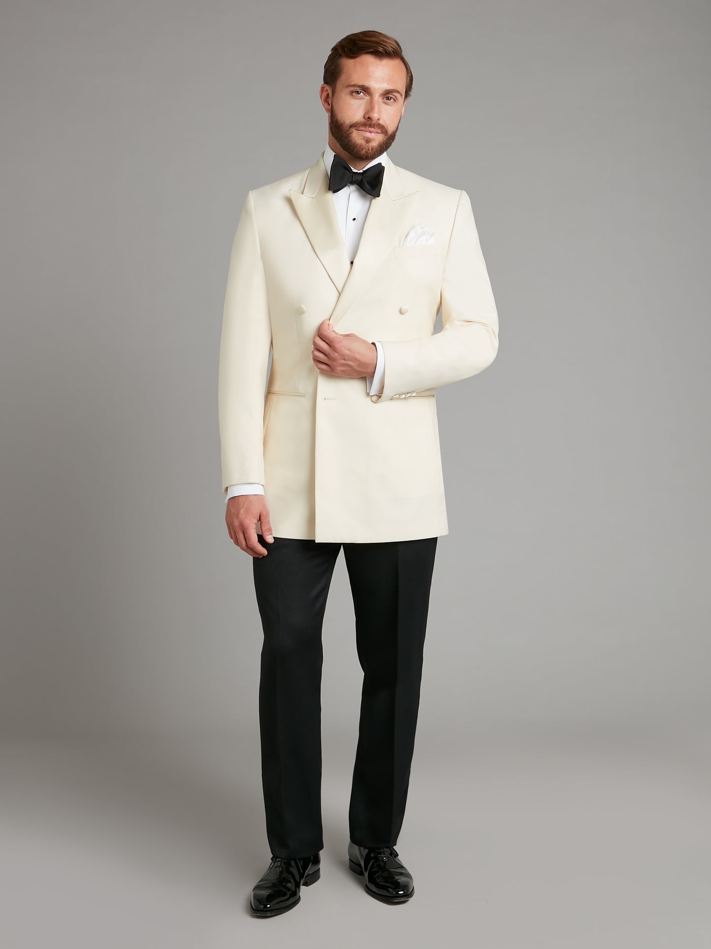 Beaufort Dinner Jacket - White Barathea