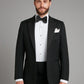 Carlyle Dinner Jacket - Black Barathea