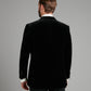 Carlyle Smoking Jacket - Black Velvet