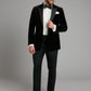 Carlyle Smoking Jacket - Black Velvet