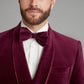 Caversham Smoking Jacket - Burgundy Velvet