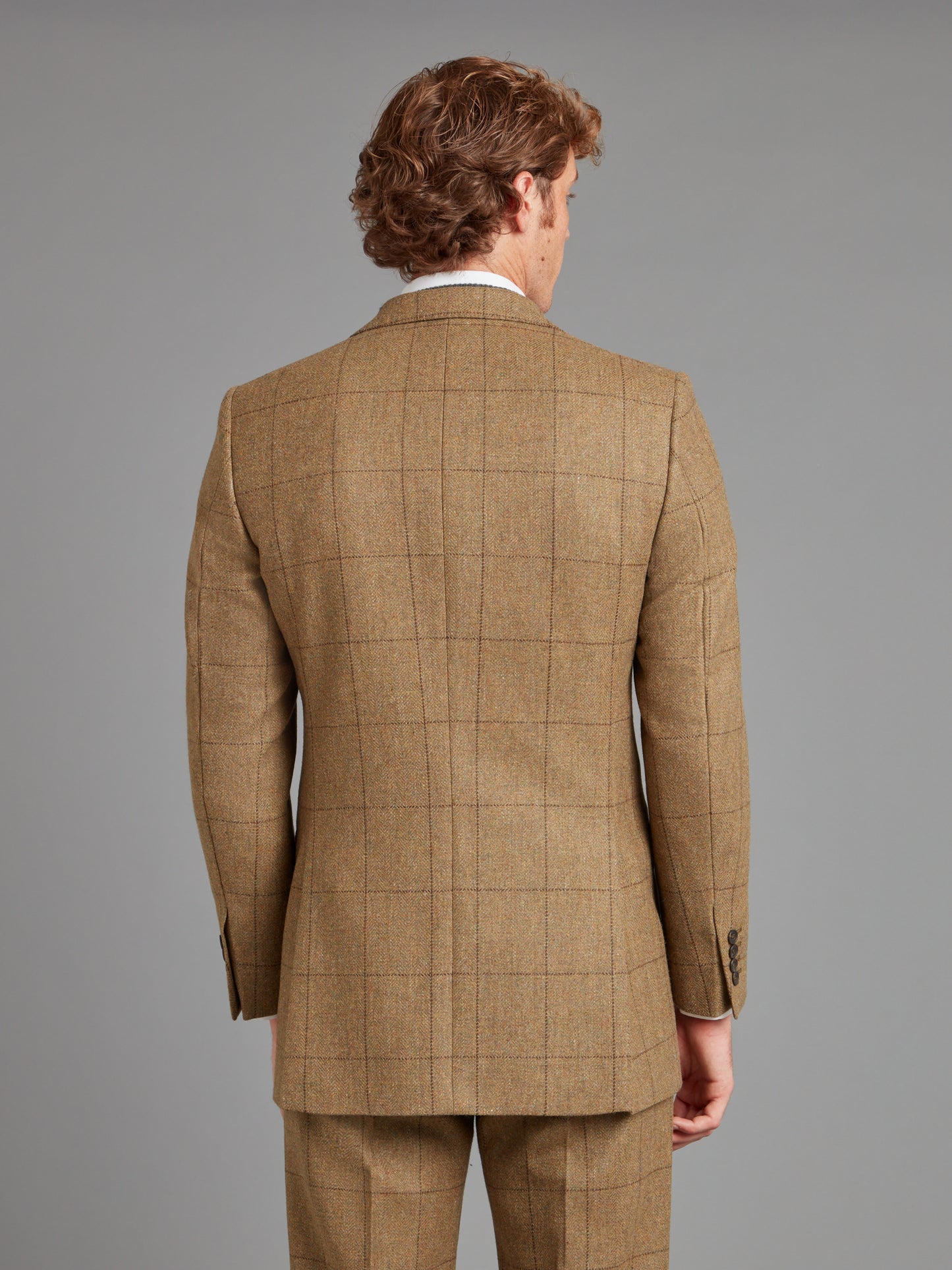 Eaton Jacket - Moss Windowpane Tweed