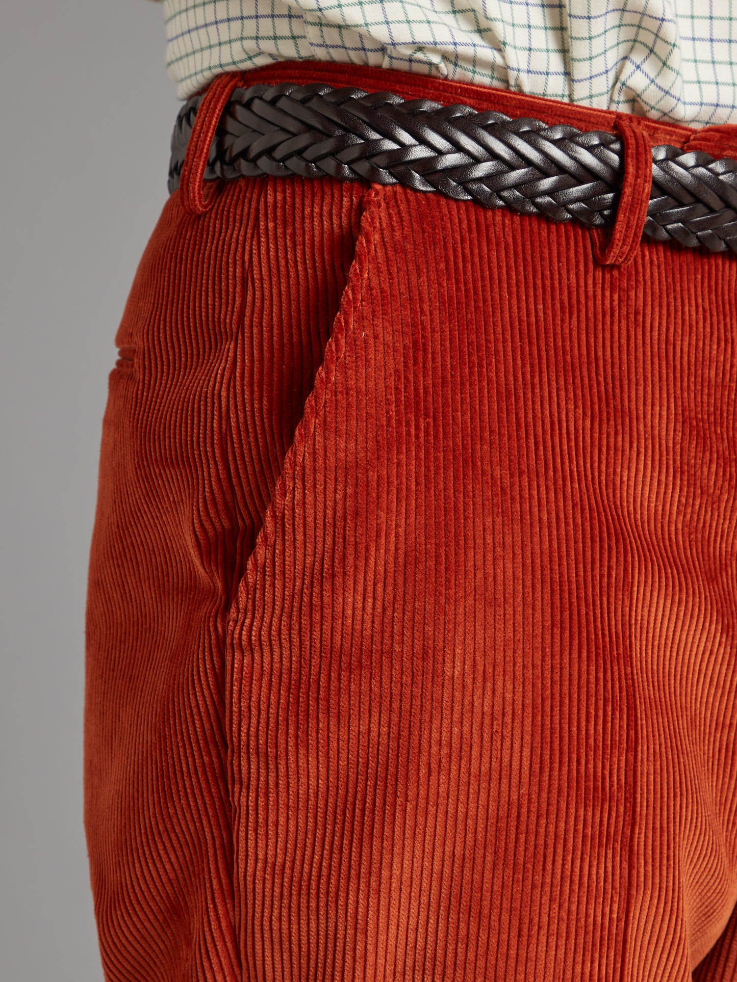 Heavyweight Corduroy Trousers - Burnt Orange