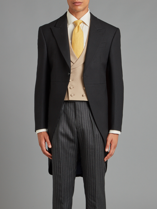 Morning Suit Three Piece Hire with Double Breasted Waistcoat