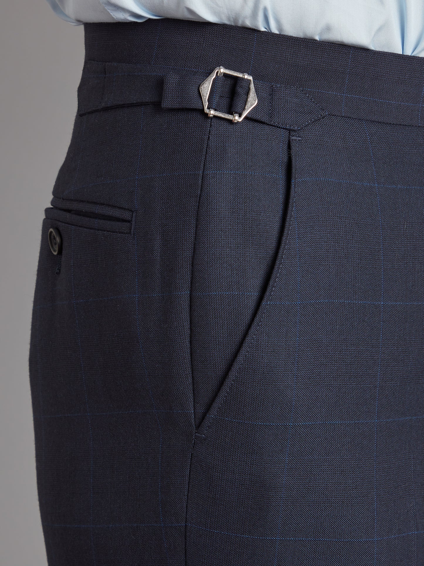 Mayfair Suit - Navy Windowpane