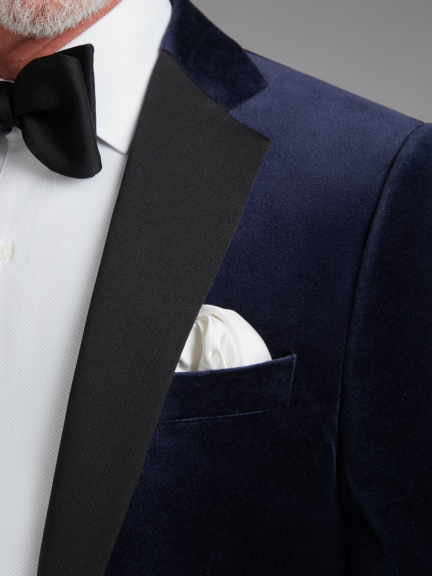 Dinner Suit Four Piece Hire (Velvet Jacket, Trousers, Dress Shirt & Bow Tie)