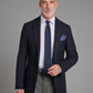 Unstructured Jacket - Navy Wool