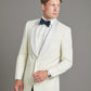 Whittaker Dinner Jacket - Ivory Barathea