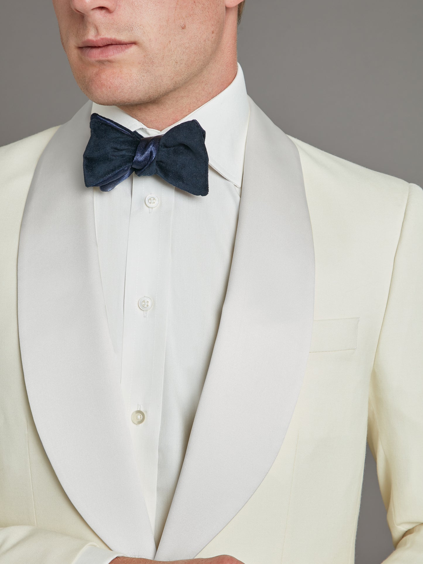 Whittaker Dinner Jacket - Ivory Barathea