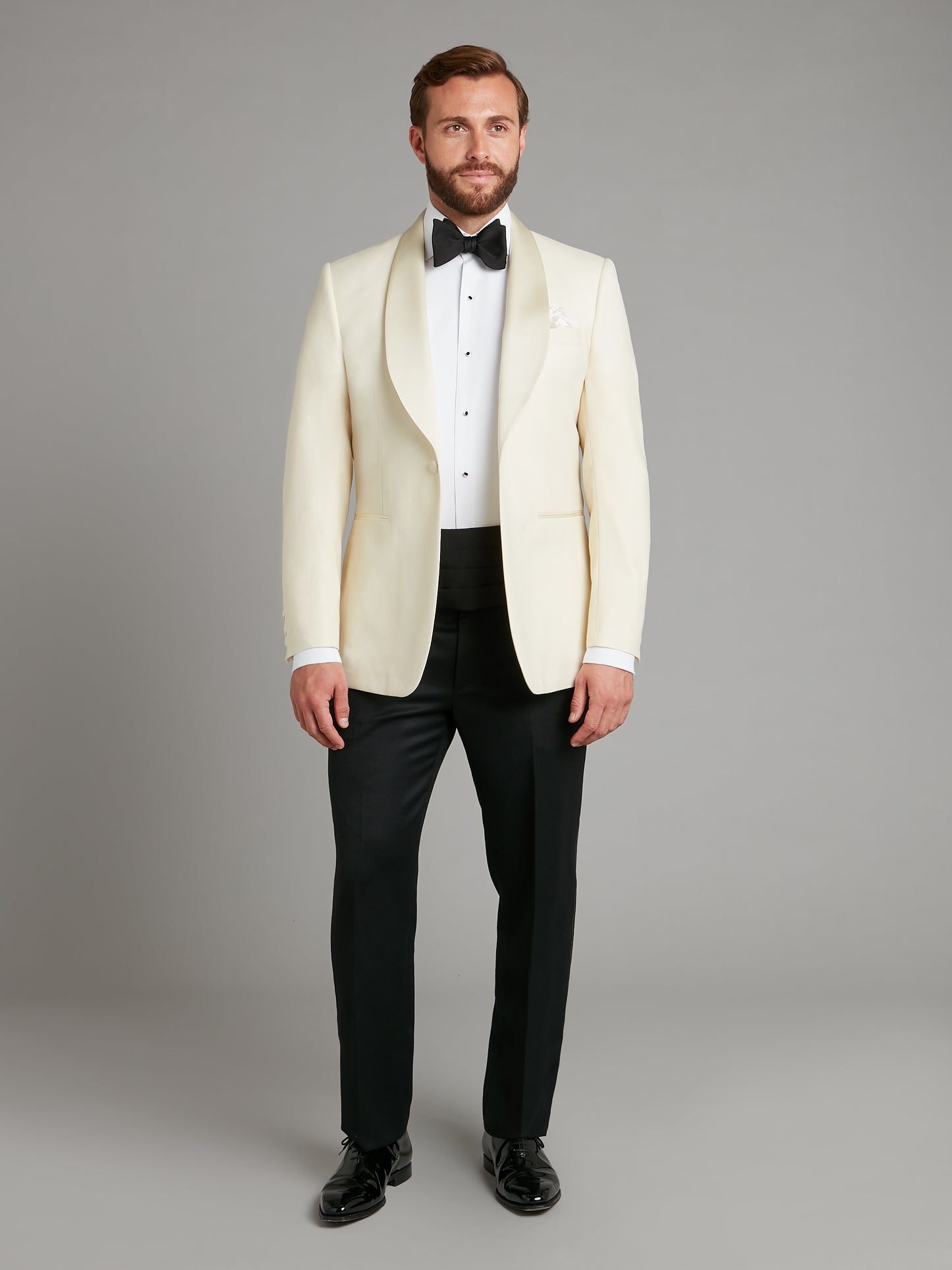 Whittaker Dinner Jacket - White Barathea