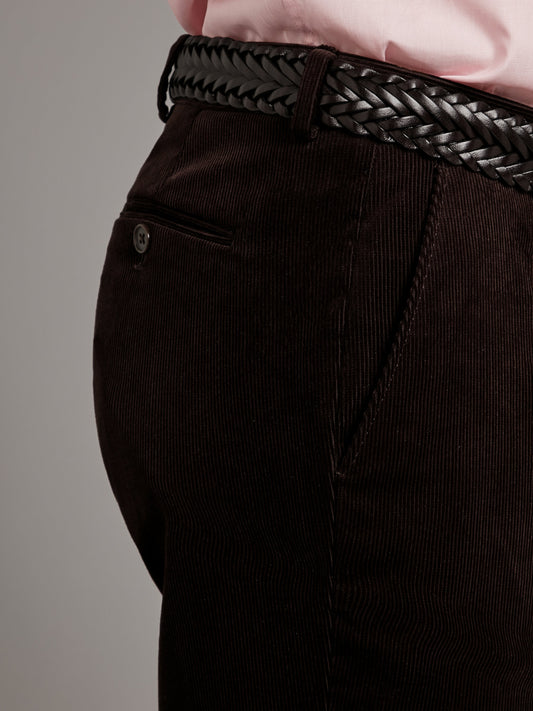 Needlecord Trousers - Brown