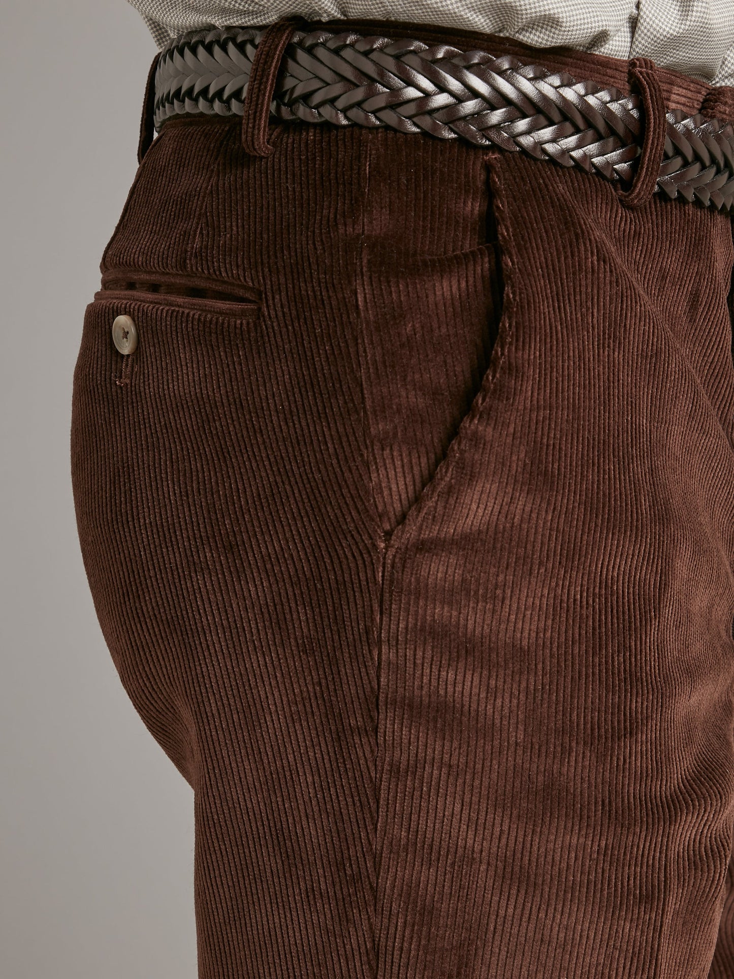 Heavyweight Corduroy Trousers - Dark Brown