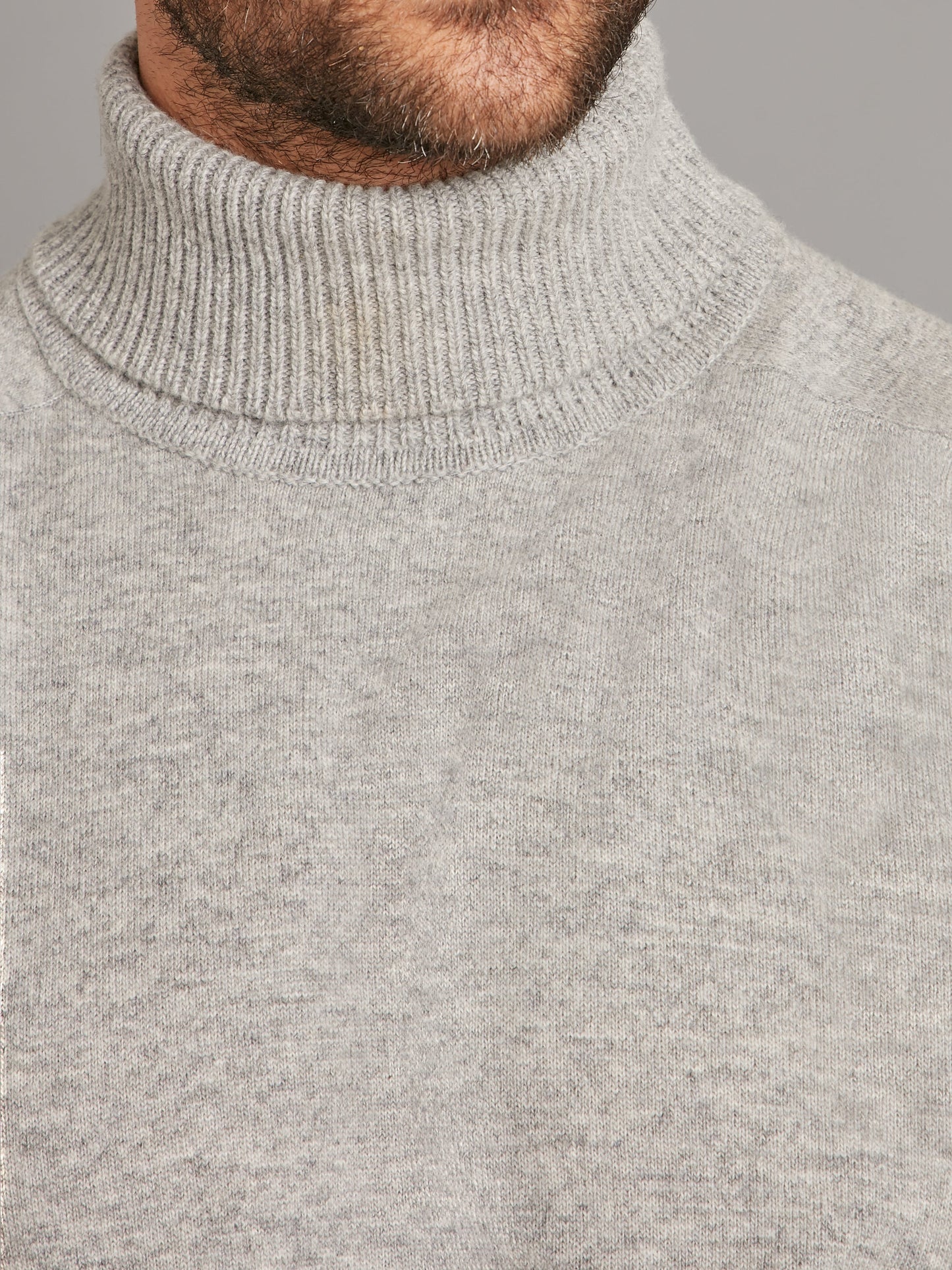 Roll Neck Super Geelong - Silver