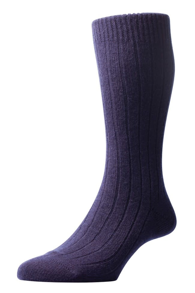 Cashmere Socks - Navy